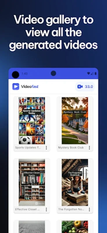 VideoFast for Android: Create Videos with AI in a Click