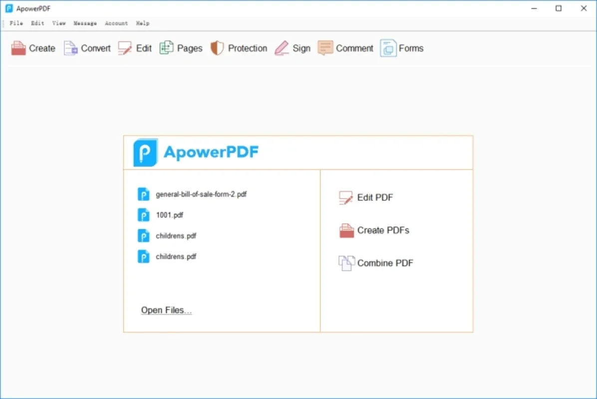 ApowerPDF for Windows - Edit PDF Files with Ease