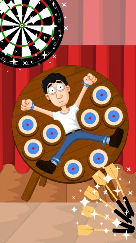 Dart wheel aim target-dart throw game for Android: Fun and Challenging