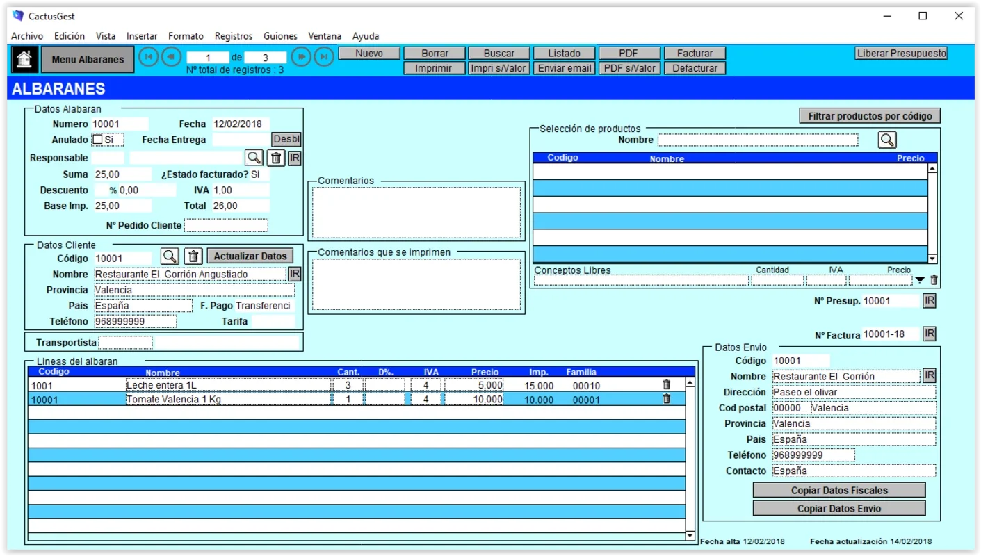 Cactusgest Facturación for Windows: Streamline Your Invoicing