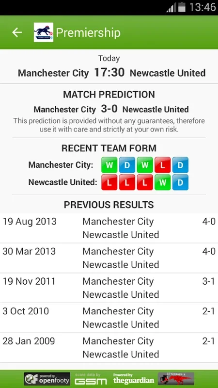 SCORE-LINE for Android - Stay Updated on Football