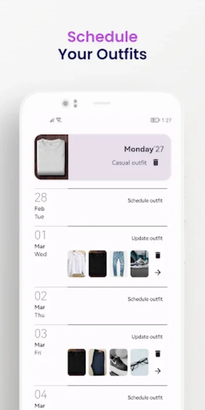 My Outfit for Android - Organize Wardrobe and Plan Outfits