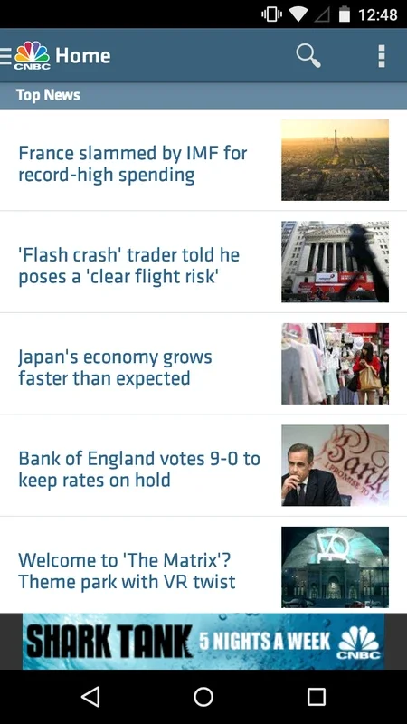 CNBC for Android - Stay Informed with Real-time Financial News