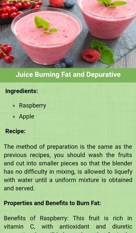 Weight Loss Juice for Android: Aid in Weight Loss