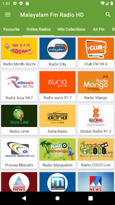 Malayalam Fm Radio Hd Songs for Android - Stream Diverse Content