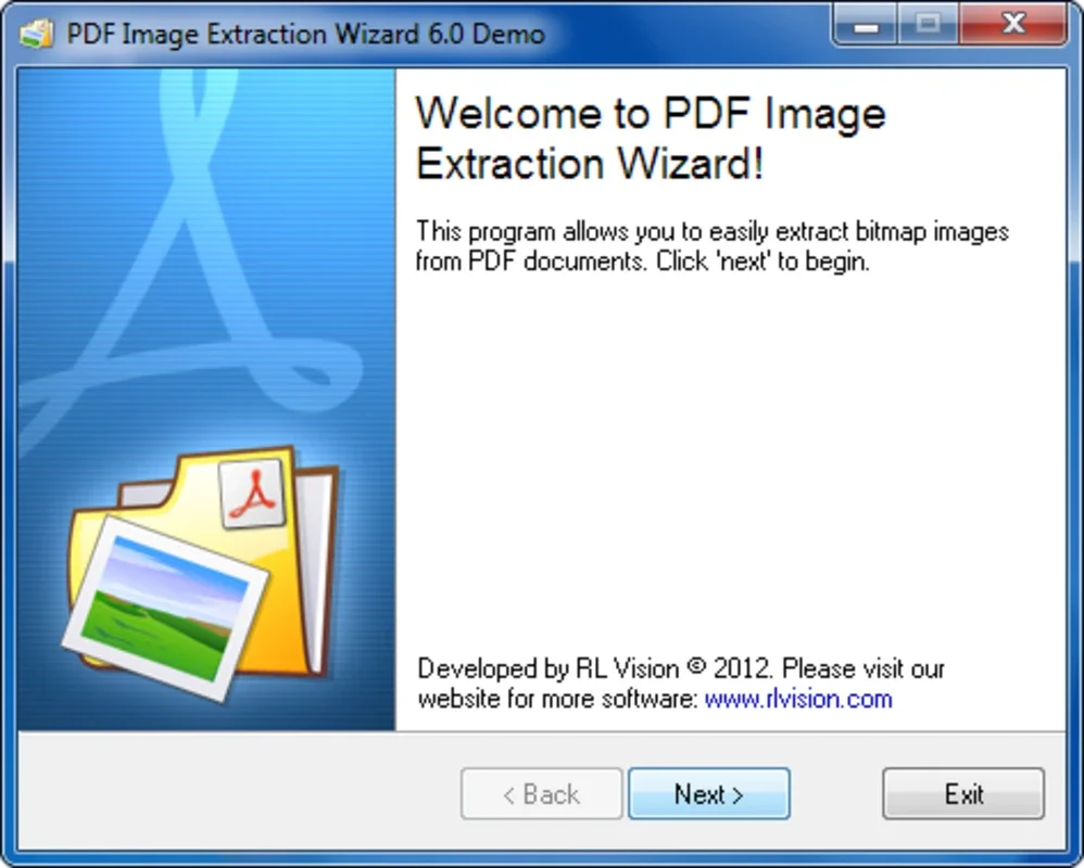 PDF Image Extraction Wizard for Windows - Extract Images Easily