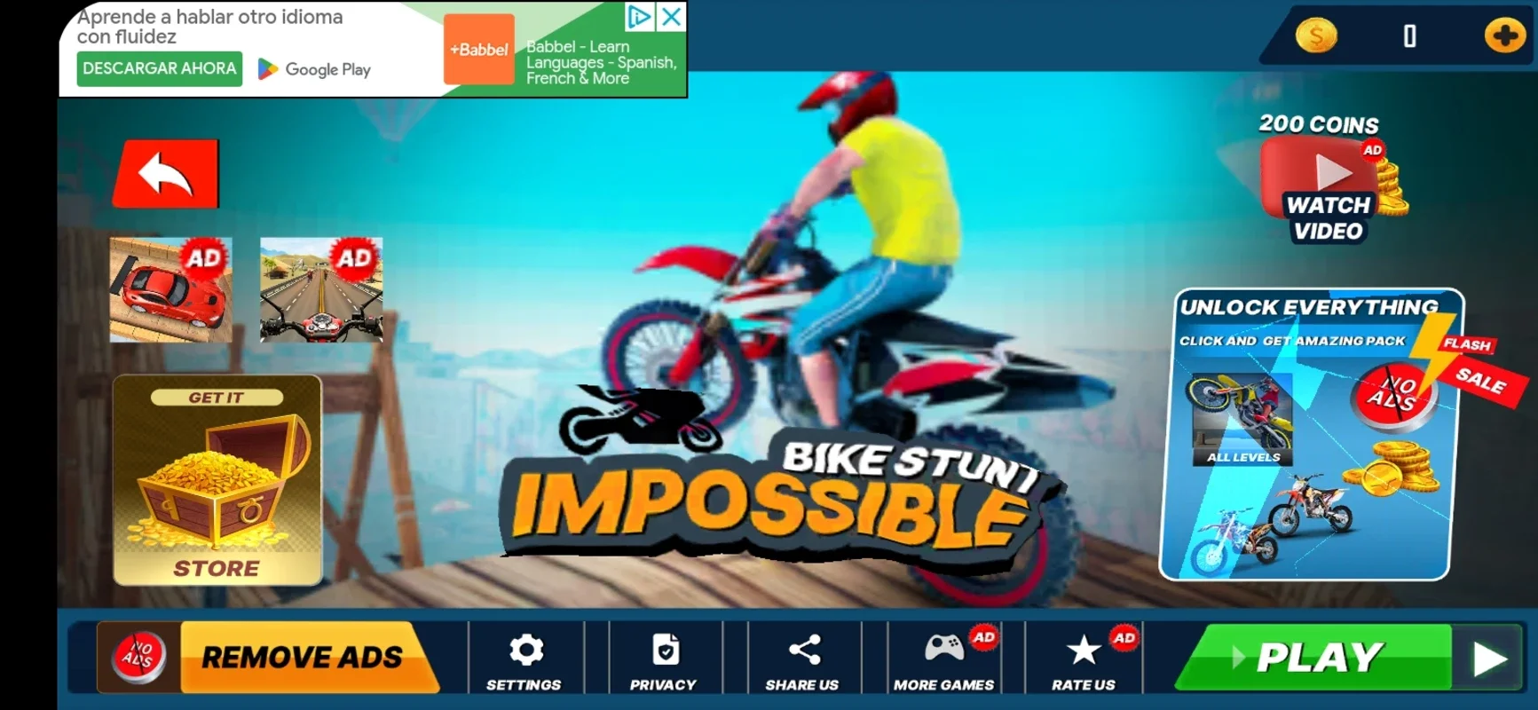 Ramp Bike Impossible for Android - Thrilling Bike Stunts