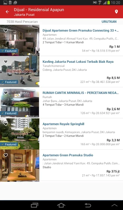 Rumah.com for Android: Explore Indonesian Properties