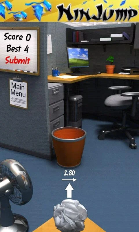 Paper Toss for Android - Play and Compete