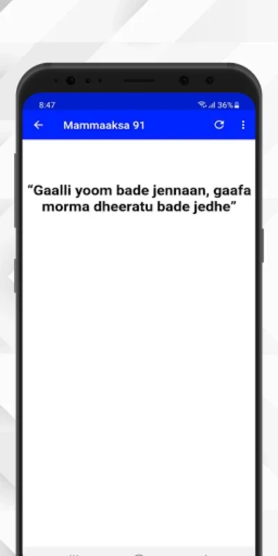 Mammaaksa Oromoo 350 for Android - Explore Oromo Proverbs