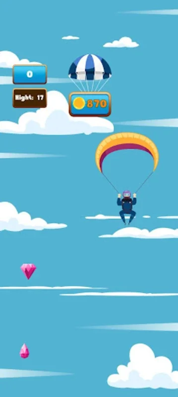 The Parachute for Android - Thrilling Skydiving Adventure