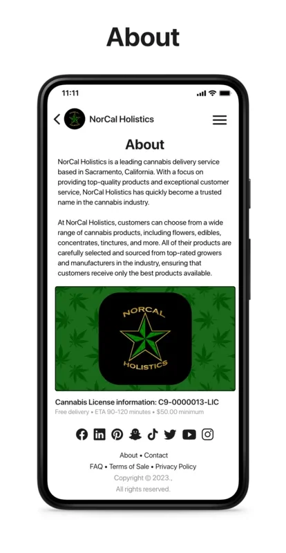 NorCal Holistics on Android: Premier Cannabis Service