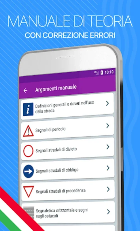 Quiz Patente + for Android - Ideal for Driving License Preparation