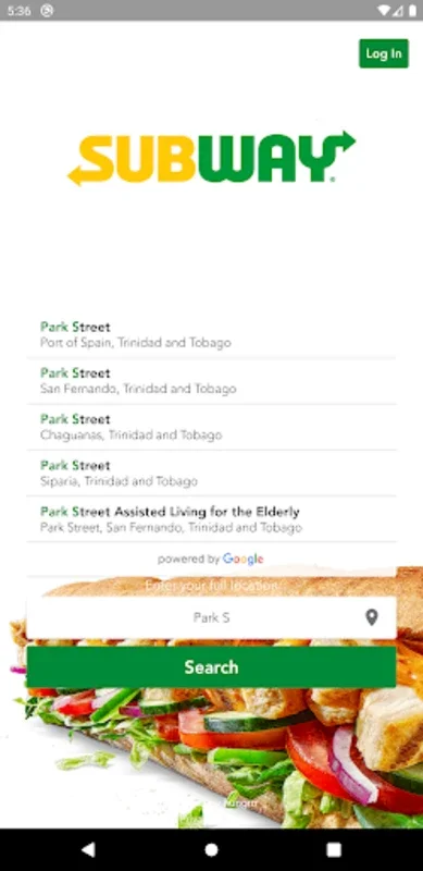 Subway Trinidad for Android - Order Meals Easily