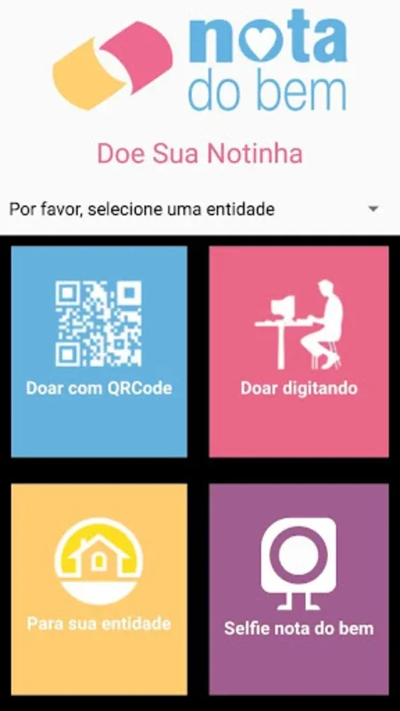 Nota do Bem SP for Android - Transform Receipts into Donations