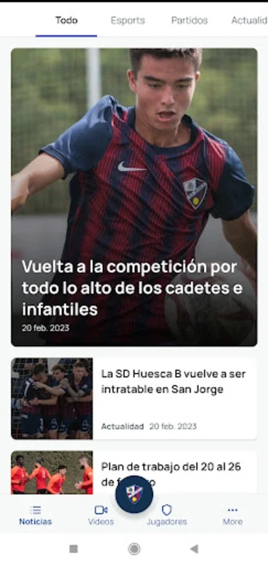 SD Huesca - Official App for Android: Immersive Football Experience