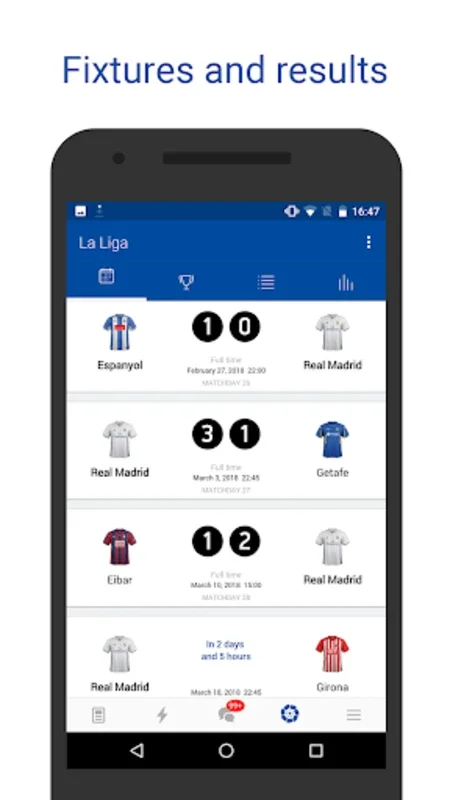 Real Live for Android - The Ultimate Soccer Viewing App