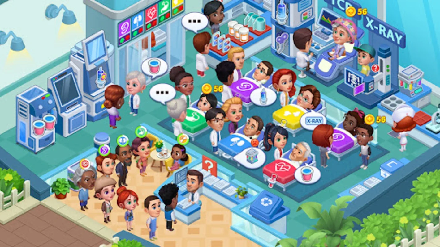 Hospital Frenzy for Android: Build and Manage Your Hospitals