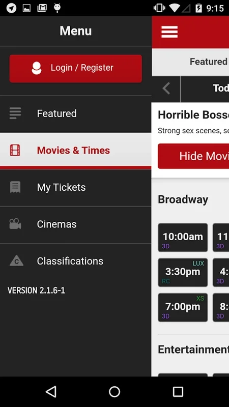 Hoyts Cinemas for Android - Download the APK from AppHuts