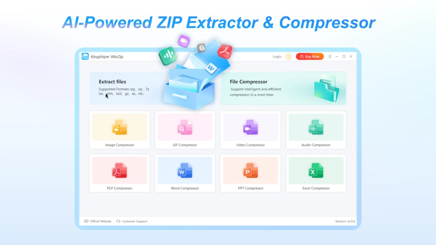 KingshiperZip: The Fastest File Compressor and Extractor for Windows