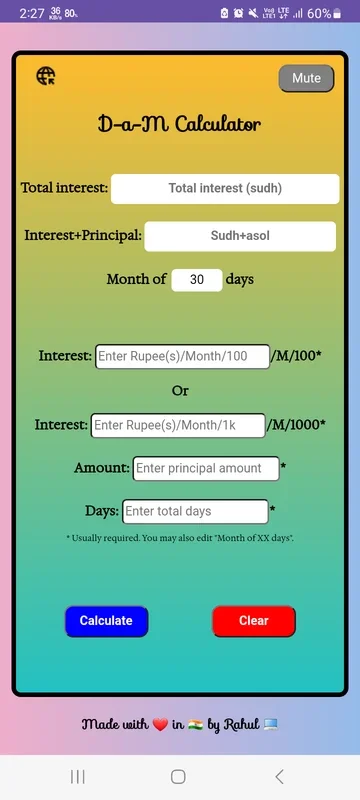 D-a-M Calculator for Android: Efficient Calculation Tool