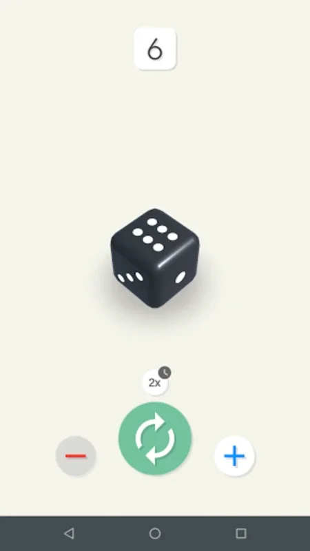 Just a Dice for Android - Fair and Random Dice Rolling