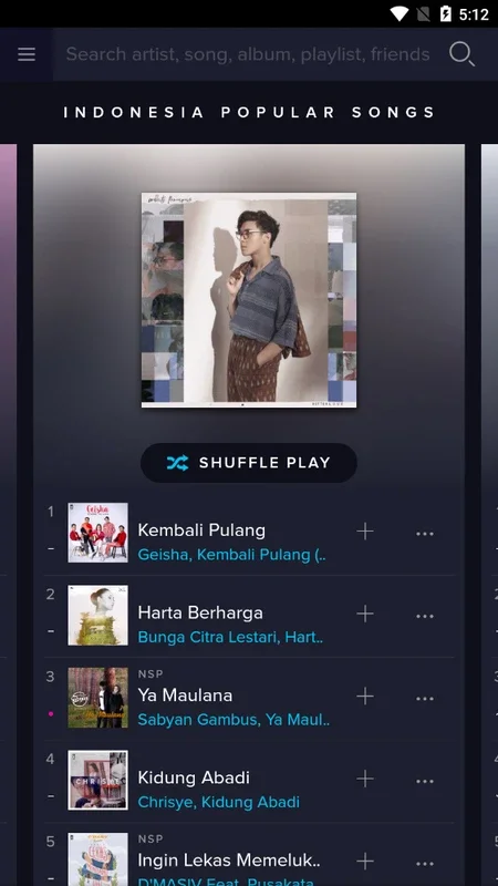 LangitMusik for Android - Stream and Download Music