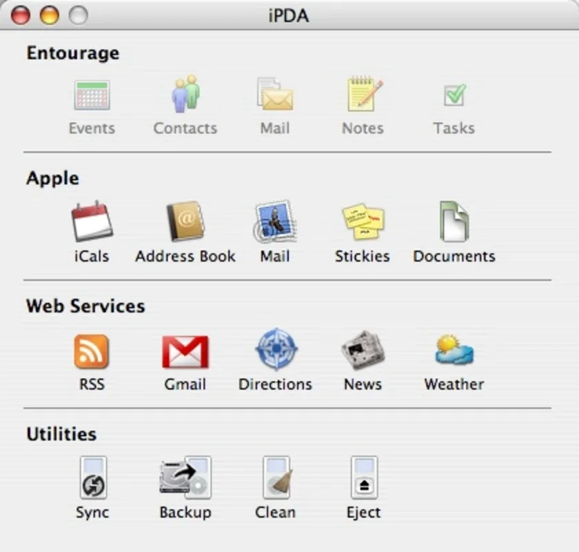 iPDA for Mac - Sync Your iPod with Multiple Sources