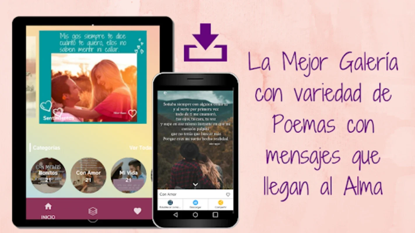 Poemas de Amor y Sentimientos for Android - Express Love with Poetry