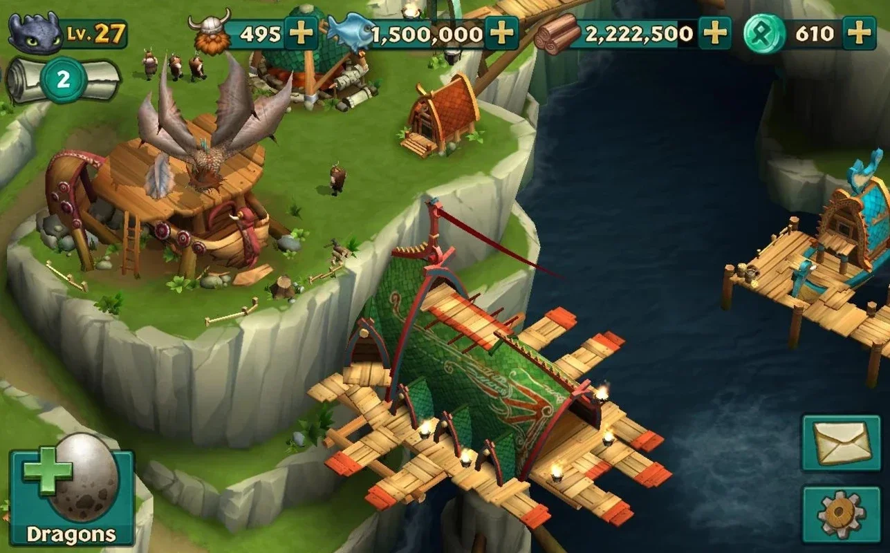 Dragons: Rise of Berk for Android - Build Your Viking Village