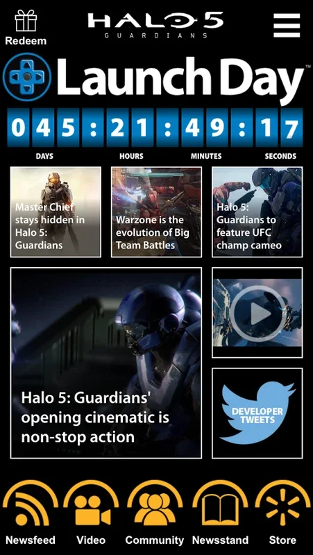 LaunchDay - Halo 5 Edition for Android: Stay Informed