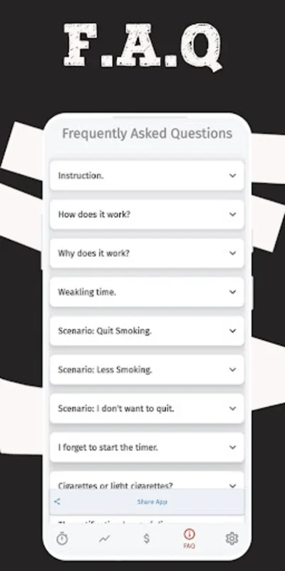 SWay for Android: Gradual Smoking Reduction