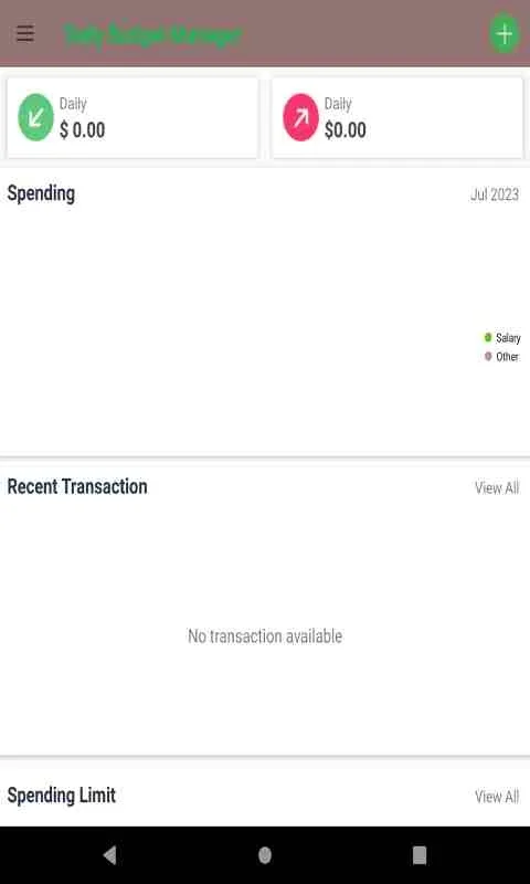 Daily Budget Manager for Android - Manage Your Finances