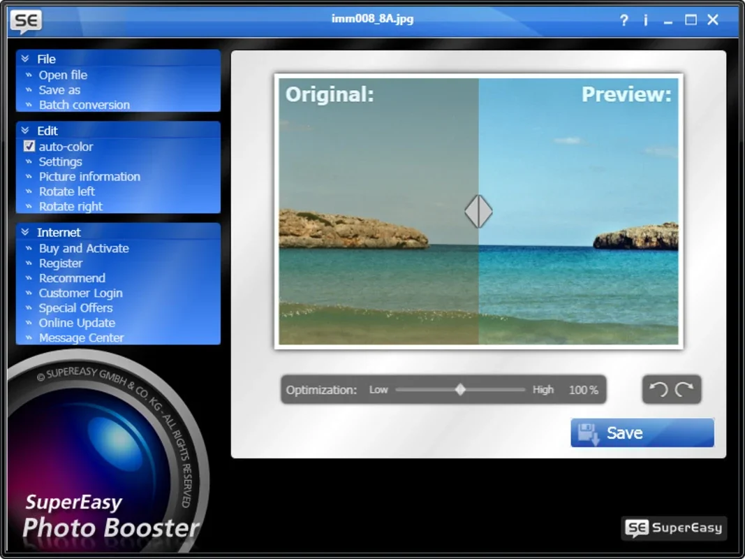 SuperEasy Photo Booster for Windows - Enhance Photos Easily