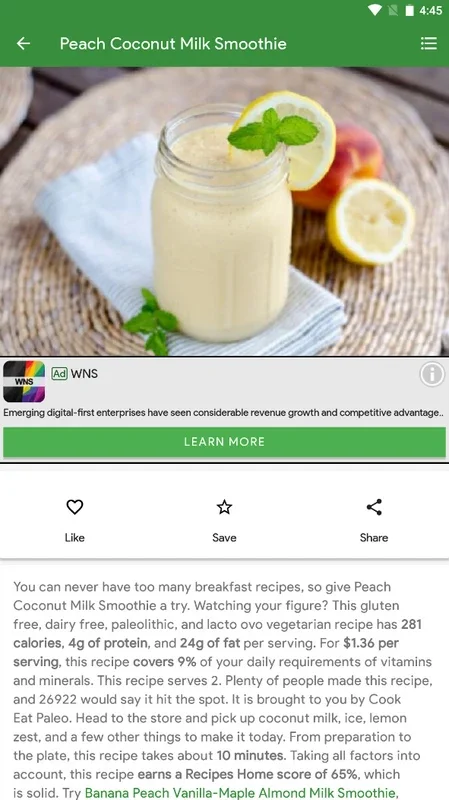 Recipes Home for Android: Diverse Culinary Delights