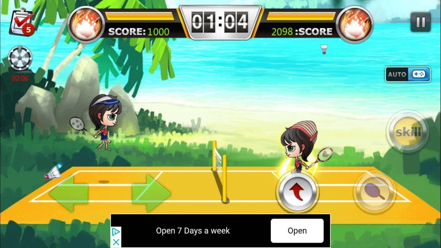 Badminton Legend 3D for Android: Show Athletic Skills