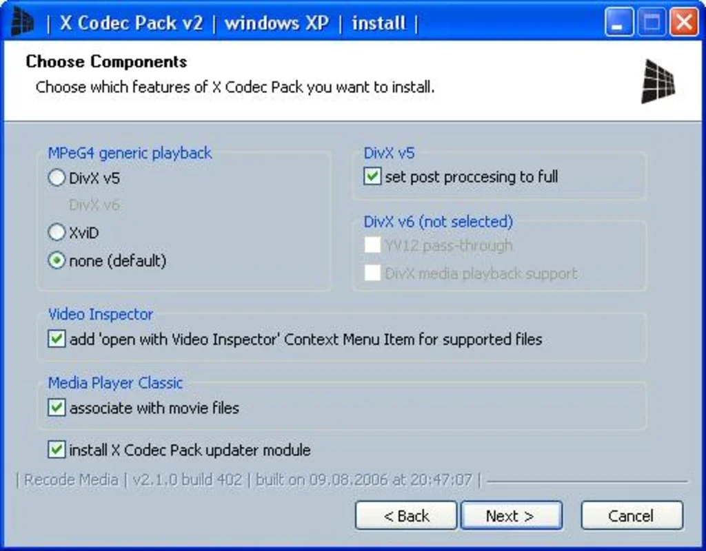 X Codec Pack for Windows - Essential Codecs for Efficient Media Playback