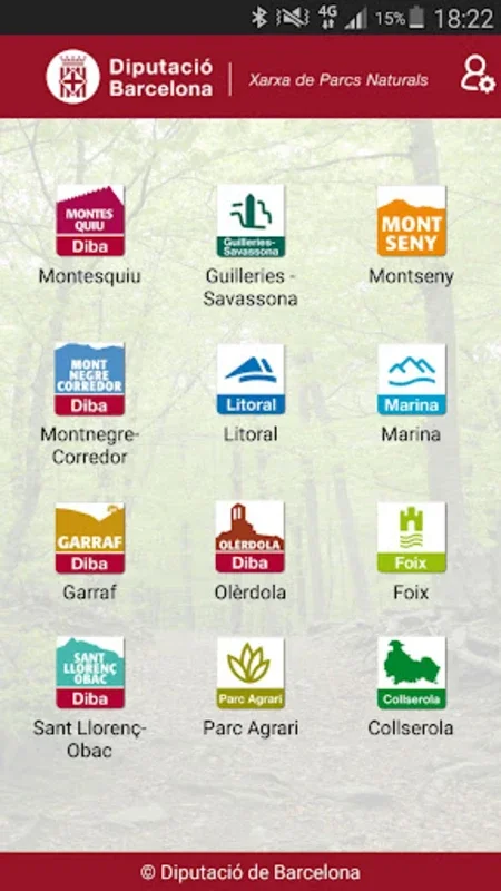 Itineraris Parcs for Android - Explore Barcelona's Parks