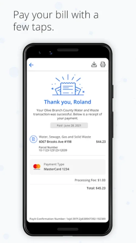 myOliveBranch for Android - Simplify City Payments