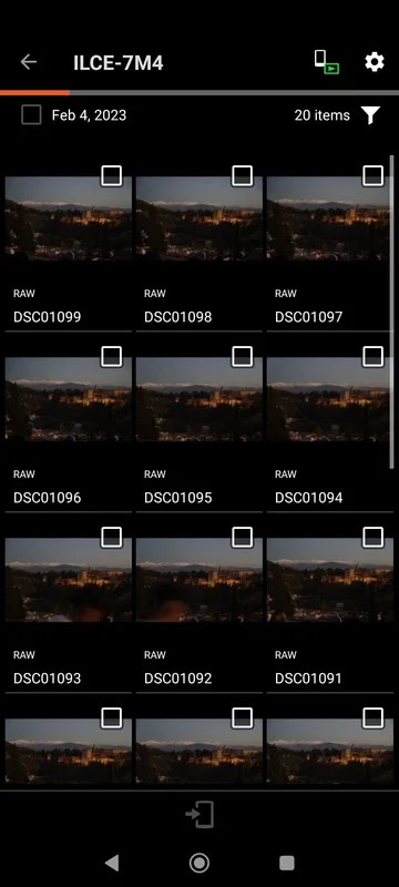 Sony Creators' App for Android - Enhanced Camera Control