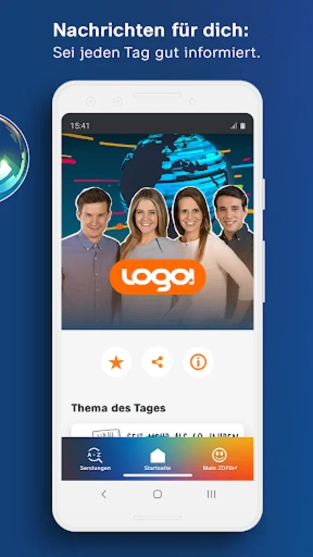 ZDFtivi for Android: Rich Content & Offline Viewing