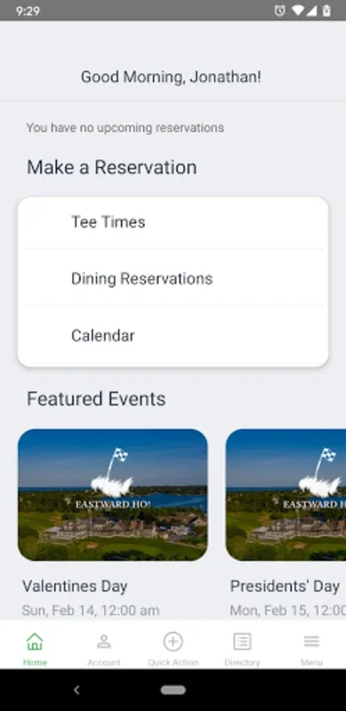 Eastward Ho! for Android - Streamline Club Activities