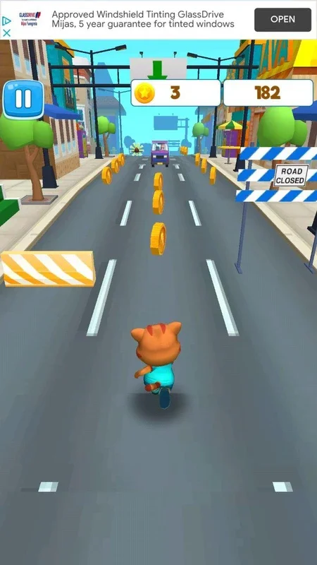 Cat Run for Android - Engaging Challenges Await