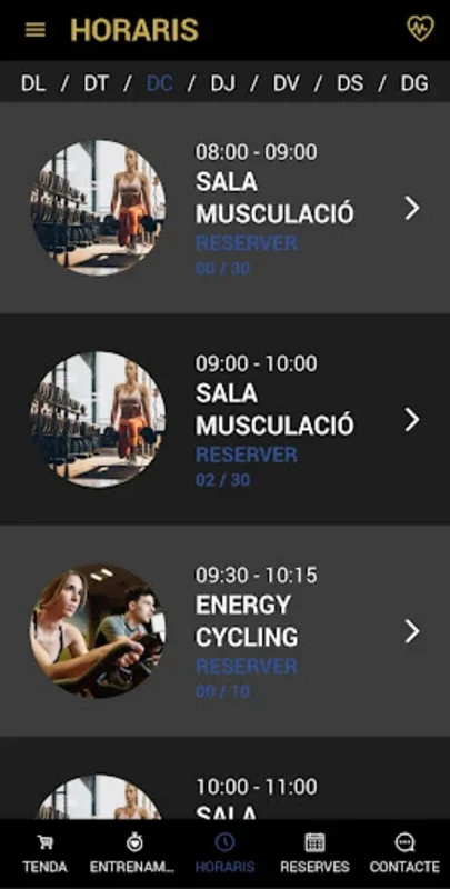 Fitgym - JGC for Android: Streamline Your Fitness Routine