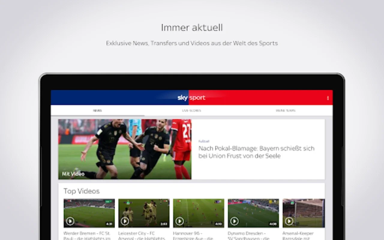 Sky Sport: Fußball News & mehr for Android - Stay Updated with Live Sports