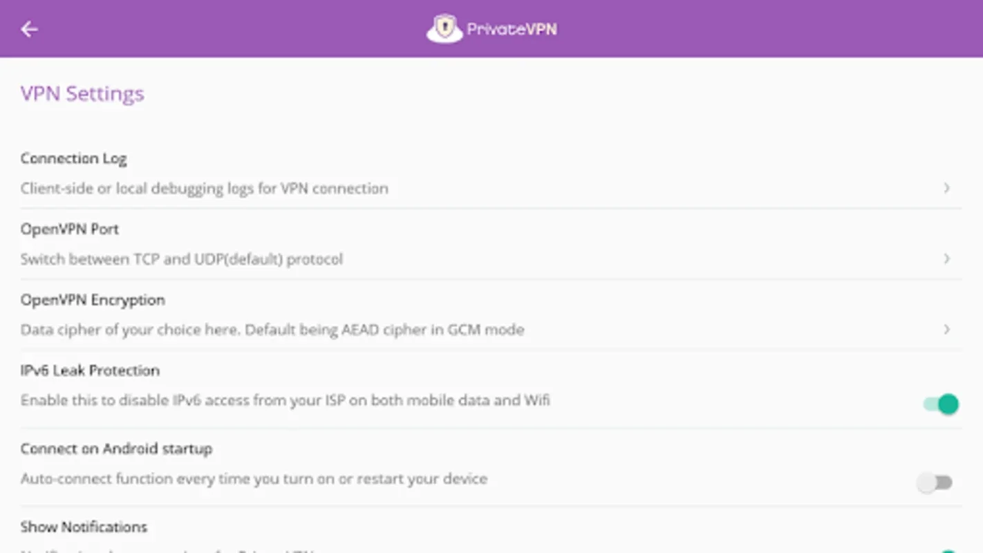 PrivateVPN for Android - Secure and Anonymous Browsing