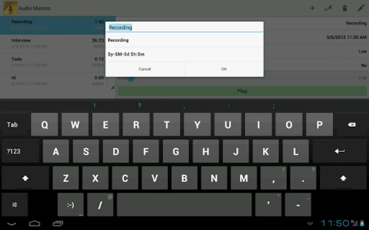 Audio Memos for Android: Professional Voice Recorder