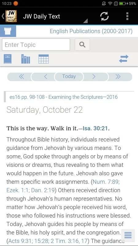 JW Daily Text Ministry for Android - Simplify Daily Devotion