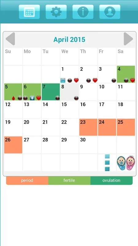 Ovulation and Period Calendar for Android - Track Your Menstrual Cycle