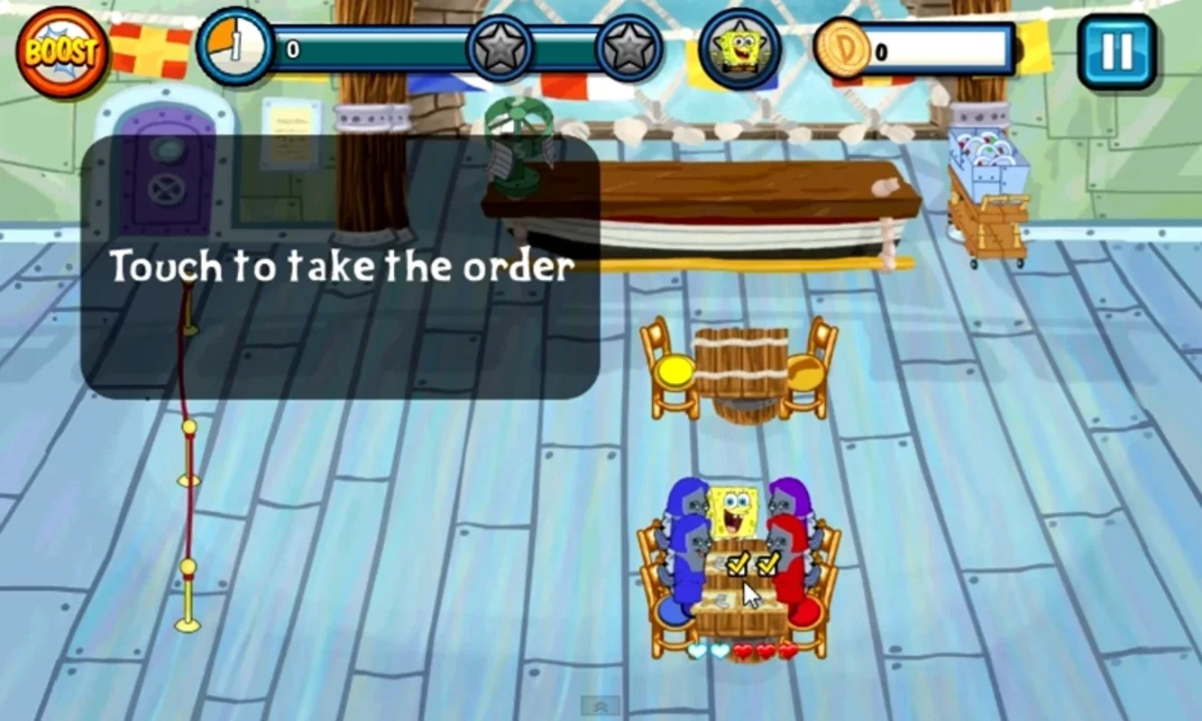 SpongeBob Diner Dash for Android - Manage SpongeBob's Burger Chain